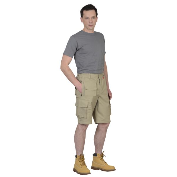 Костюм Сириус-Тигр, куртка, брюки, цвет песочный, ткань Родос, 245 г/м2