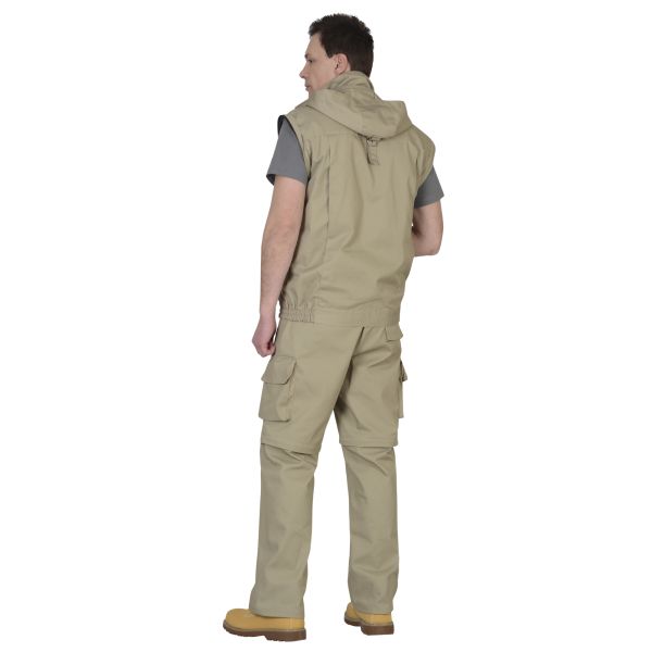 Костюм Сириус-Тигр, куртка, брюки, цвет песочный, ткань Родос, 245 г/м2
