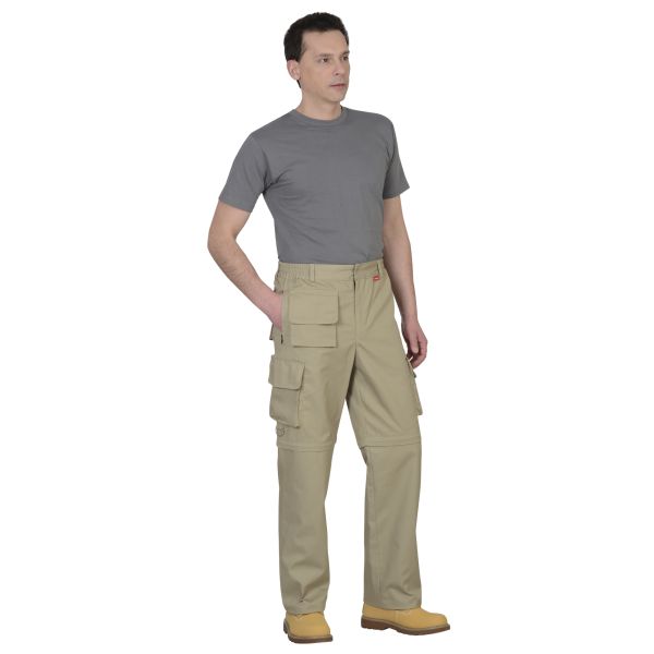 Костюм Сириус-Тигр, куртка, брюки, цвет песочный, ткань Родос, 245 г/м2