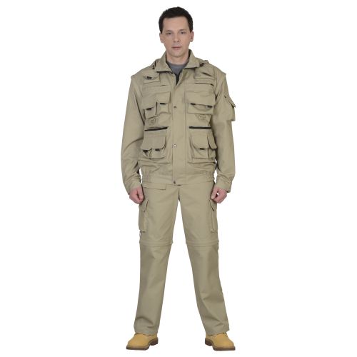 Костюм "Сириус-Тигр", куртка, брюки (ткань Rodos 245), песочный