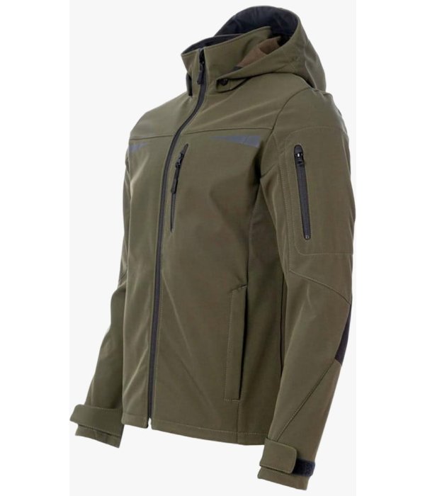 Куртка летняя мужская Софтшелл Brodeks KS207, хаки