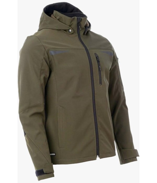 Куртка летняя мужская Софтшелл Brodeks KS207, хаки