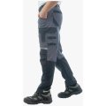 Брюки летние мужские Brodeks KS302-C, 100% хлопок, графит серый, чёрный