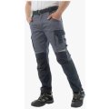 Брюки летние мужские Brodeks KS302-C, 100% хлопок, графит серый, чёрный