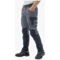 Брюки летние мужские Brodeks KS302-C, 100% хлопок, графит серый, чёрный