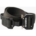 Ремень Brodeks KM102 + стрейч, чёрный, длина 117 см