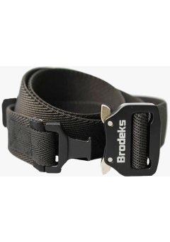 Ремень Brodeks KM102 + стрейч, чёрный, длина 117 см