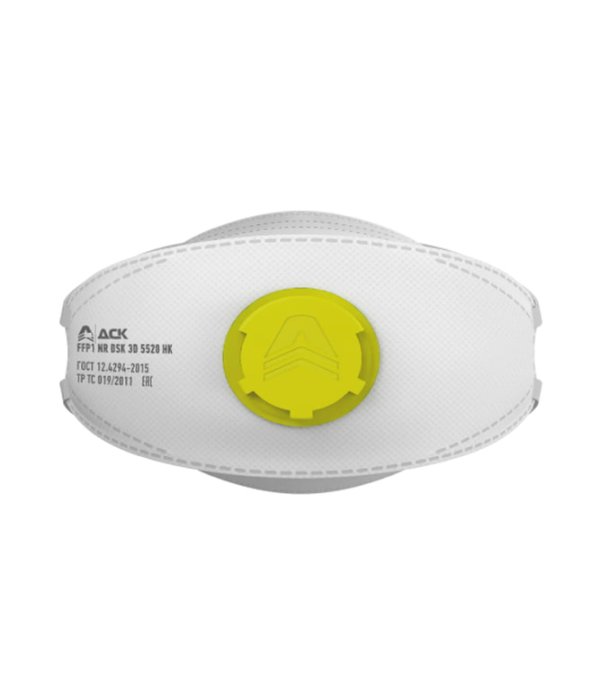 Респиратор складной DSK 3D 5520 НК с клапаном, FFP1 (10 шт)