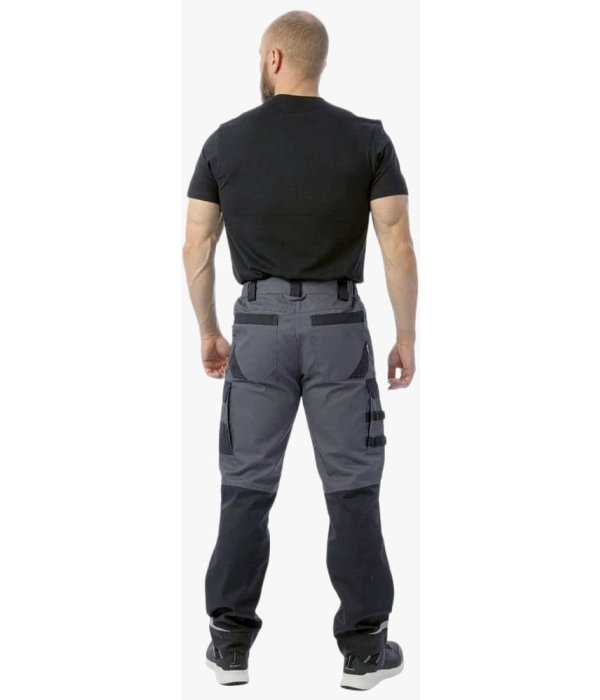 Брюки летние мужские Brodeks KS302, серый, чёрный