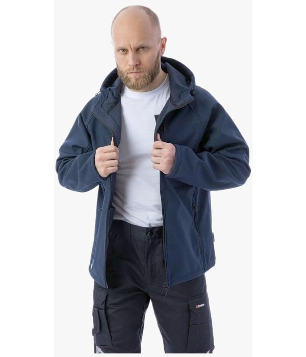 Куртка летняя мужская Софтшелл Brodeks KS232, синий