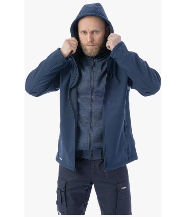 Куртка летняя мужская Софтшелл Brodeks KS232, синий
