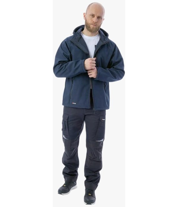 Куртка летняя мужская Софтшелл Brodeks KS232, синий