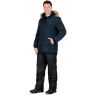Куртка мужская зимняя "Сириус-Форвард-Норд", цвет тёмно-синий, воротник с мехом