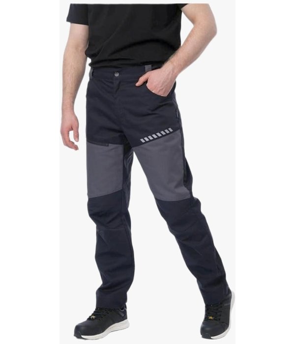 Брюки летние мужские Brodeks KS334, серый, чёрный