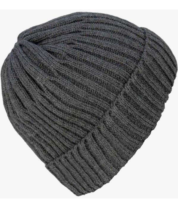 Шапка Brodeks fleece lining, тёмно-серый