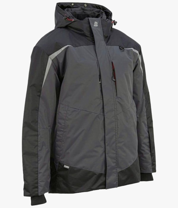 Куртка зимняя мужская Brodeks KW 231, серый, чёрный