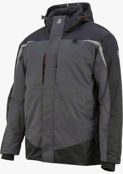 Куртка зимняя мужская Brodeks KW 231, серый, чёрный
