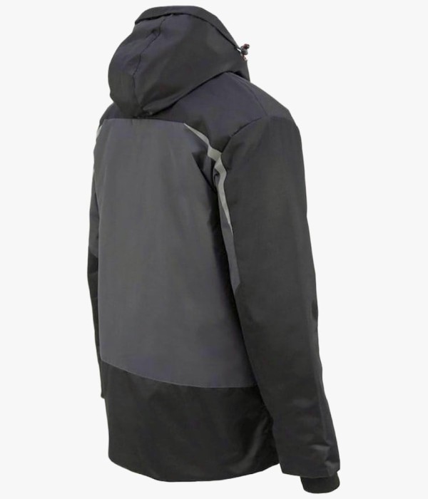 Куртка зимняя мужская Brodeks KW 231, серый, чёрный