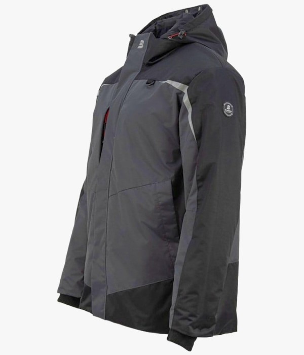 Куртка зимняя мужская Brodeks KW 231, серый, чёрный