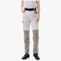 Брюки летние женские Brodeks KS328, белый, серый