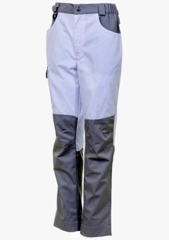 Брюки летние женские Brodeks KS328, белый, серый