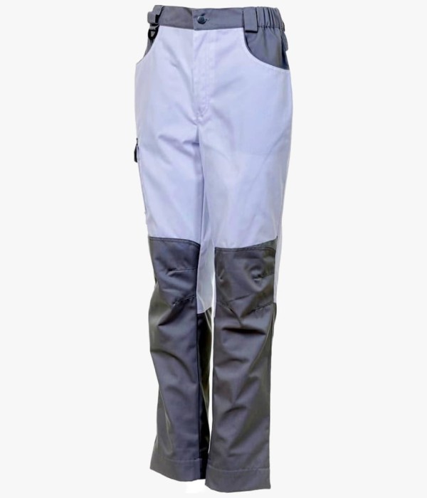 Брюки летние женские Brodeks KS328, белый, серый