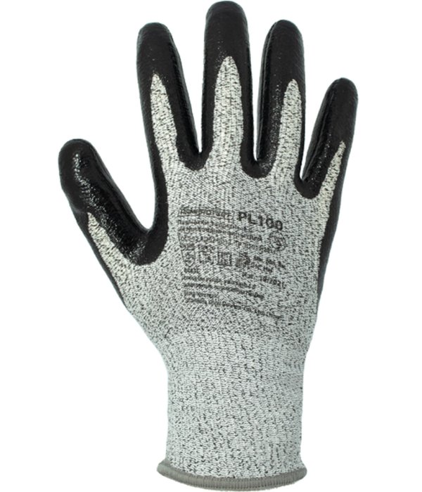 Перчатки ArmProtect противопорезные (НРРЕ+нитрил), PL100