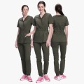Костюм хирургический женский MedLine (тк.Стрейч,120), хаки