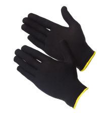 Touch Black Перчатки нейлоновые черного цвета без покрытия