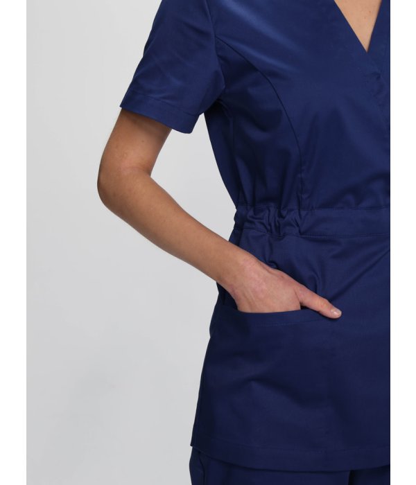 Костюм женский MedLine Марго (тк.Смесовая,145), т.синий