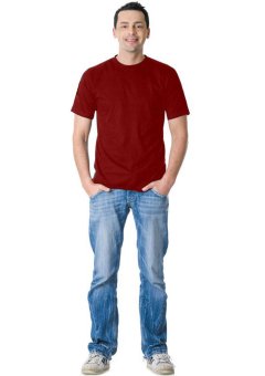 Футболка бордовая 160г/м2
