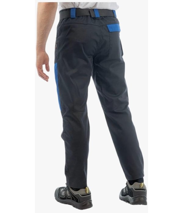 Брюки летние мужские Brodeks KS334, синий, чёрный