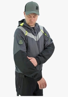 Комбинезон летний мужской Brodeks KS503, серый, чёрный