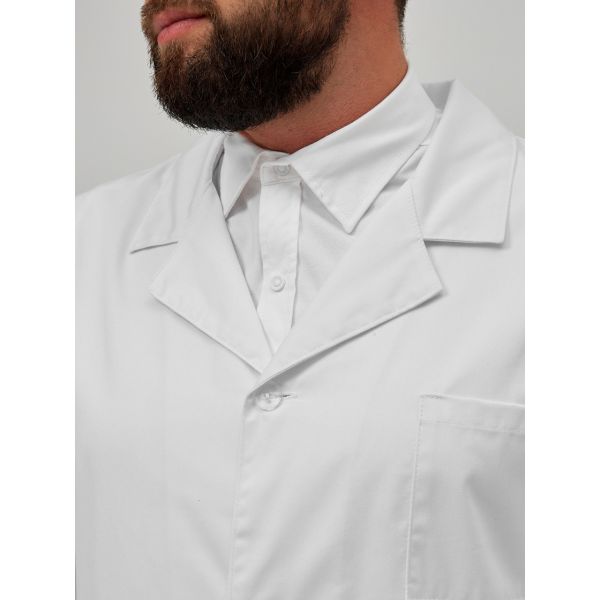Халат Остин, ткань Сатори, 150 г/м2, цвет белый