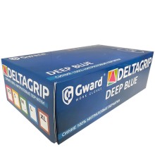 DELTAGRIP Deep Blue Перчатки нитриловые неопудренные синего цвета