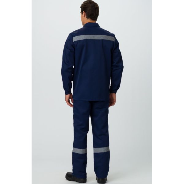 Костюм Экспертный-Люкс СОП, ткань Смесовая, 210 г/м2, полукомбинезон, цвет тёмно-синий