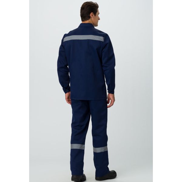 Костюм Экспертный-Люкс СОП, ткань Смесовая, 210 г/м2, полукомбинезон, цвет тёмно-синий