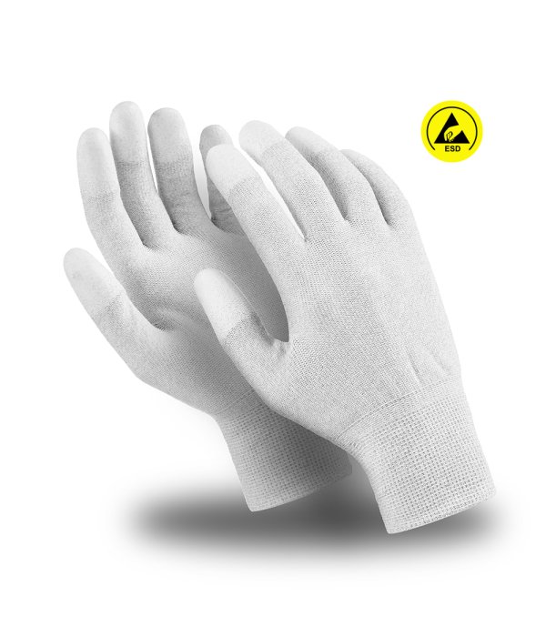 Перчатки Manipula Specialist® Микростатик (ESD) (нейл.+полиур.+медн.), MG-163