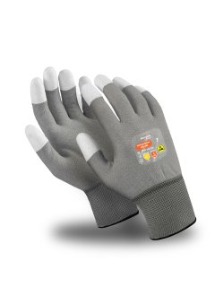 Перчатки Manipula Specialist® Микростатик (ESD) (нейл.+полиур.+медн.), MG-163