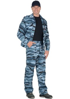 Костюм СИРИУС-БЛОКПОСТ/ВЫМПЕЛ куртка, брюки, КМФ Серый вихрь