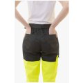 Брюки сигнальные летние женские Brodeks KS319, жёлтый, чёрный