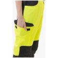 Брюки сигнальные летние женские Brodeks KS319, жёлтый, чёрный
