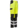 Брюки сигнальные летние женские Brodeks KS319, жёлтый, чёрный