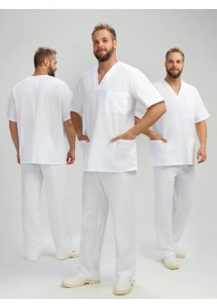 Костюм хирурга (тк.Бязь,145), белый