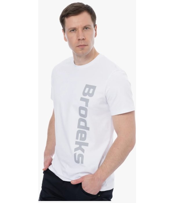 Футболка мужская Brodeks KS704, белый