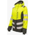 Куртка сигнальная зимняя женская Brodeks KW230, жёлтый, чёрный