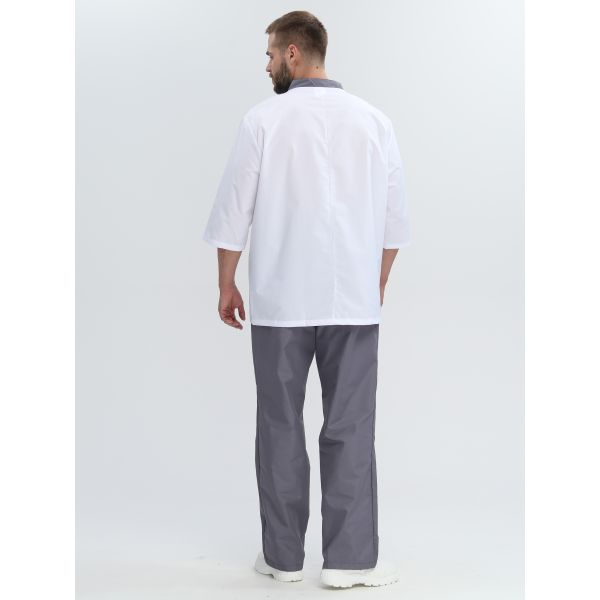 Костюм Канди, ткань Тиси, 120 г/м2, цвет серый, белый