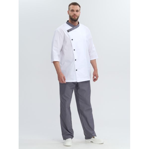 Костюм Канди, ткань Тиси, 120 г/м2, цвет серый, белый
