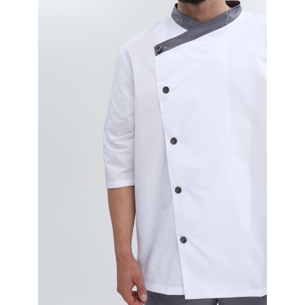 Костюм Канди, ткань Тиси, 120 г/м2, цвет серый, белый