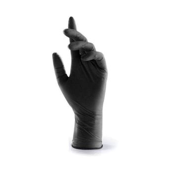 Перчатки одноразовые "Black Nitrile" нитрил, неопудренные, (мед. диагн.), размер S, M, L. XL, цена за пару (х50) 